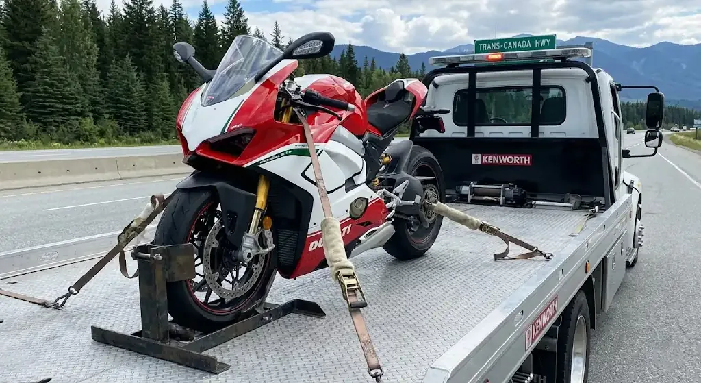 Regina motorcycle tow truck service