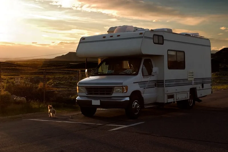 Regina RV motorhome ready for transport